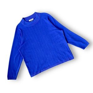 Vintage Alia Electric Blue Crewneck Sweater
